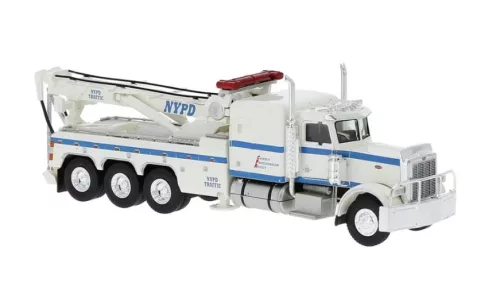 Brekina 86276 Peterbilt 359 kamionmentő - NYPD (H0)