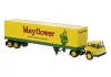 Brekina 86331 Ford C nyergesvontató, dobozos félpótkocsival - Mayflower (H0)
