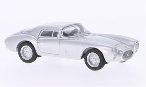 Brekina BOS87036 Maserati A6GCS Berlinetta 1953, ezüst (H0)