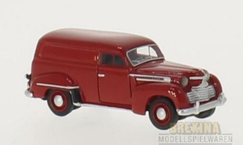 Brekina BOS87141 Opel Olympia 1951, dobozos, piros (H0)