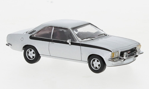 Brekina PCX870345 Opel Commodore B Coupe 1972, ezüst (H0)