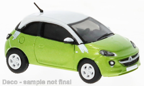 Brekina PCX870382 Opel Adam 2013, metál színben - világoszöld (H0)