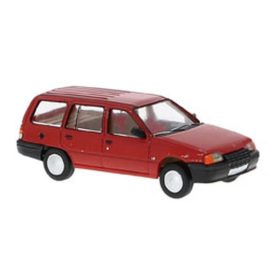 Brekina PCX870497 Opel Kadett E CarAVan, piros (H0)