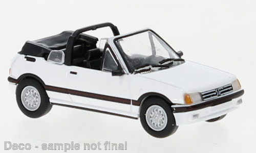 Brekina PCX870501 Peugeot 205 Cabriolet 1986, fehér (H0)
