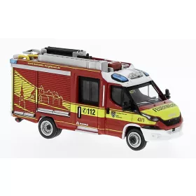   Brekina PCX870549 Magirus Daily MLF, Feuerwehr Burghausen, 2021 (H0)