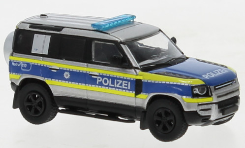 Brekina PCX870619 Land Rover Defender 110 2020, Polizei Hessen (H0)