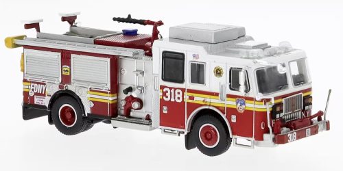 Brekina PCX870684 KME Severe Service Engine 318 FDNY-Brooklyn, amerikai tűzoltóautó (H0)