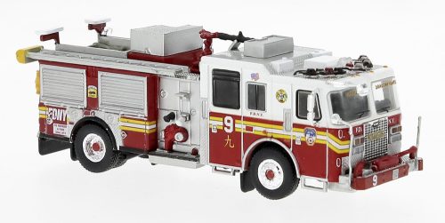 Brekina PCX870685 KME Severe Service Engine 9 FDNY-Manhattan, amerikai tűzoltóautó (H0)
