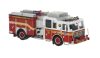 Brekina PCX870841 Seagrave Attacker FDNY - Manhattan, amerikai tűzoltóautó (H0)