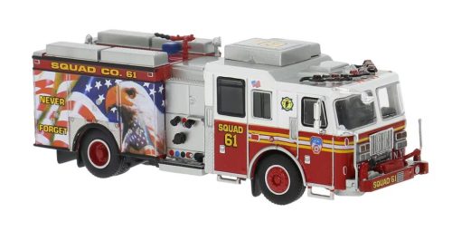 Brekina PCX870842 Seagrave Attacker FDNY - Bronx, amerikai tűzoltóautó (H0)