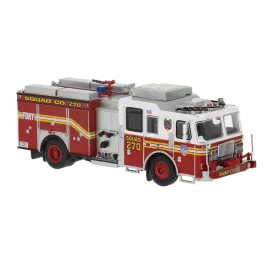   Brekina PCX870844 Seagrave Attacker FDNY - Queens, amerikai tűzoltóautó (H0)