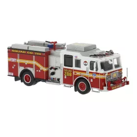   Brekina PCX870845 Seagrave Attacker FDNY - Queens, amerikai tűzoltóautó (H0)