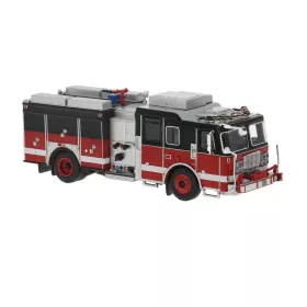   Brekina PCX870846 Seagrave Attacker amerikai tűzoltóautó, fekete/piros (H0)