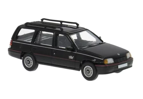 Brekina PCX871458 Opel Kadett E CarAVan, fekete (H0)