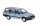 Brekina PCX871459 Opel Kadett E CarAVan, kék (H0)
