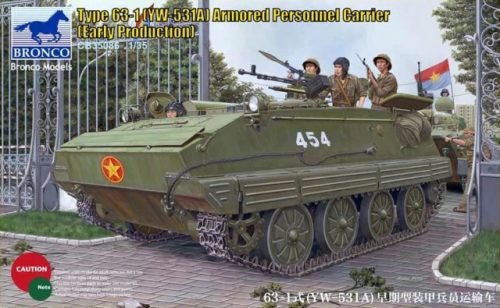 Bronco CB35086 Type 63-1 (YW-531A) Armored Personnel Carrier (Early Production) 1/35 harcjármű makett