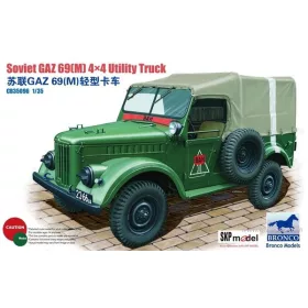   Bronco CB35096 Soviet GAZ 69(M) 4X4 Utility Truck 1/35 harcjármű makett