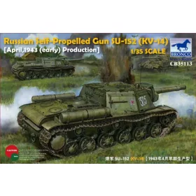   Bronco CB35113 Russian SU-152 Self-Propelled Gun (April, 1943 Production) 1/35 harckocsi makett
