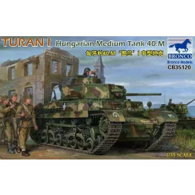   Bronco CB35120 Hungarian Medium Tank 40.M "Turan" I 1/35 harckocsi makett