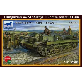   Bronco CB35121 Hungarian Zrínyi I 44.M 75mm rohamlöveg 1/35 harckocsi makett