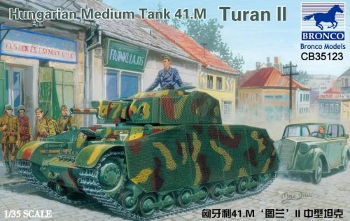 Bronco CB35123 Hungarian Medium Tank 41.M Turan II 1/35 harckocsi makett