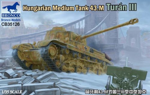 Bronco CB35126 Hungarian Medium Tank 43.M Turán III 1/35 harckocsi makett