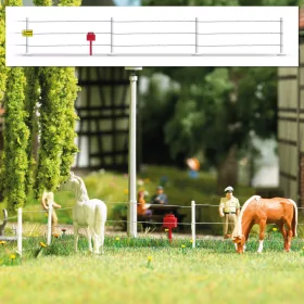 Busch 1014 Legelőkerítés elektromos árammal (villanypásztor) (H0)