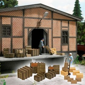   Busch 10260 Rakomány: Különböző faládák és dobozok (0)