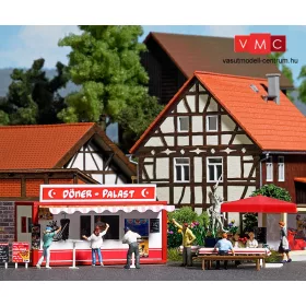 Busch 1034 Török gyros büfé - Döner-Palast (H0)