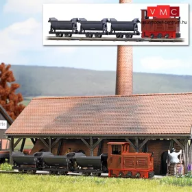   Busch 12006 Bányavasúti kezdőkészlet: LKM Ns 2f dízelmozdony csillés tehervonattal (H0f)