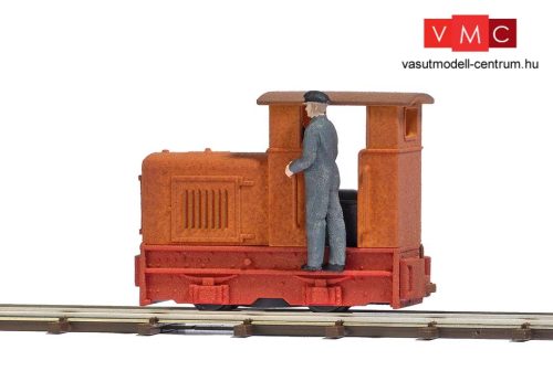 Busch 12180 Gazdasági vasúti Gmeindner 15/18 dízelmozdony, fedett vezetőállással, mozdony