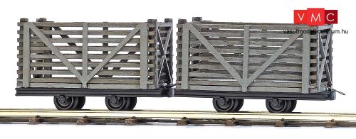 Busch 12214 Gazdasági vasúti lórék (2 db), tőzeg szállításhoz (H0f)