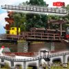 Busch 12385 Egyenes híd (2 db) gazdasági vasúthoz (H0f)