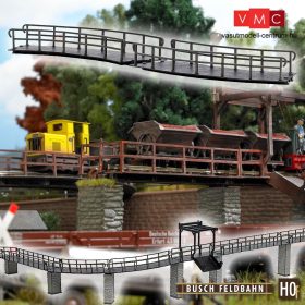 Busch 12386 Íves híd (2 db) gazdasági vasúthoz (H0f)