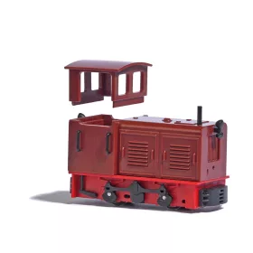   Busch 12401 LKM Ns 2f bányavasúti dízelmozdony, fedett vagy nyitott vezetőállással, GV-hez (H0f) - Vitrinmodell