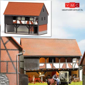 Busch 1511 Fedett gépbeálló épület (4-Seiten-Hof) - LC (H0)