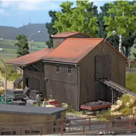 Busch 1541 Tőzegfeldolgozó üzem, rámpával - LC (H0)