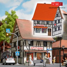 Busch 1599 Favázas gyógyszertár- Buscheide, valódi fából (H0)