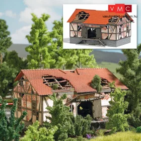 Busch 1664 Romos favázas raktárépület (H0) - LC