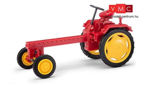 Busch 210005600 RS09 traktor, piros - sárga felnikkel (H0)