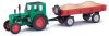 Busch 210006422 Pionier traktor pótkocsival, sóder rakománnyal (H0)