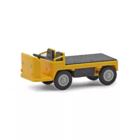   Busch 210010003 Balkancar elektromos targonca (kofferkuli), platós - sárga (H0)