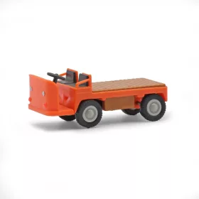   Busch 210010007 Balkancar elektromos targonca (kofferkuli), platós - narancs (H0)