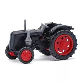   Busch 210010104 Famulus traktor, fekete - piros felnikkel (H0)
