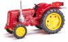 Busch 210010108 Famulus traktor, sötétpiros - sárga felnikkel (H0)