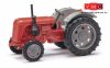 Busch 210010116 Famulus traktor, piros, szürke felnikkel (H0)
