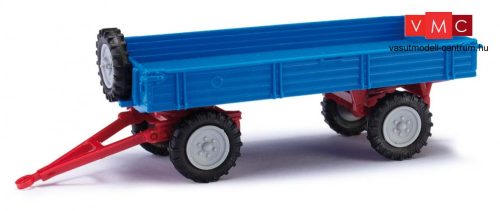 Busch 210010224 Pótkocsi T4, kék/piros alvázzal (H0)