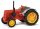 Busch 211006811 Famulus traktor, piros/szürke, sárga felnikkel (TT)
