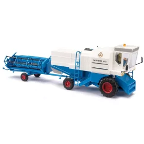   Busch 40176 Fortschritt E514 kombájn, FDJ Jugendobjekt, kék, vezetővel (H0)