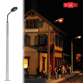Busch 4136 Lámpa betonoszlopon, sárga LED (H0)